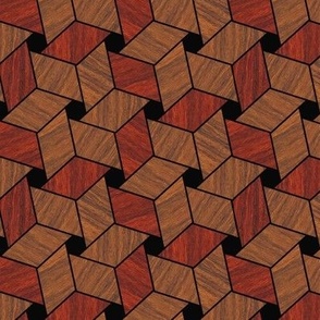 Faux Teak Star Inlay 5