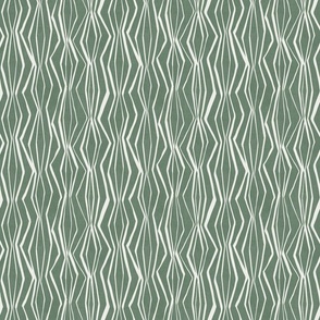 Zig Zag - Textured - Green(Small Scale)