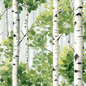 Green quaking Aspens