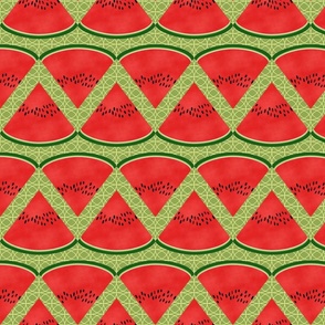 watermelon slice stripe green