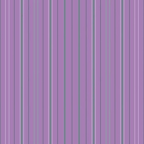Vertical stripes on purple