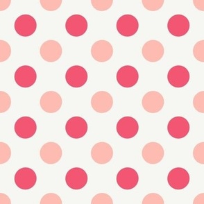 Pink Polka Dots - medium size