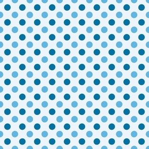 Blue Pantone Polka Dots - small size