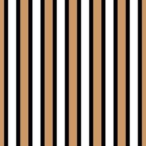 tropical stripes/black and toffee