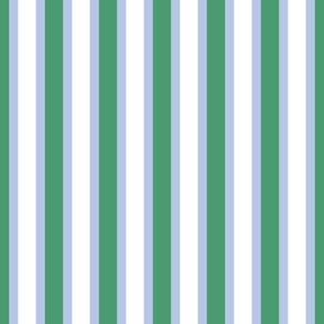 tropical stripes/green and light blue