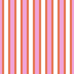 tropical stripes/hot pink and coral