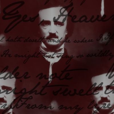 Edgar Allan Poe ~ Israfel ~ Poem on Portrait