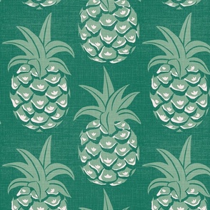 tropical pineapples/green/texture/large