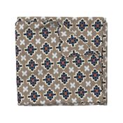 Ikat style medallions and crosses | large