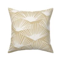 Abstract palm fans sand - L