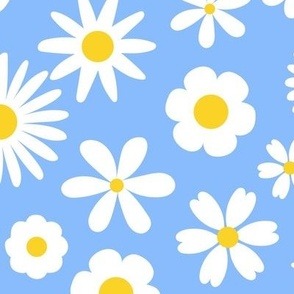 Dapper Daisies Blue Small