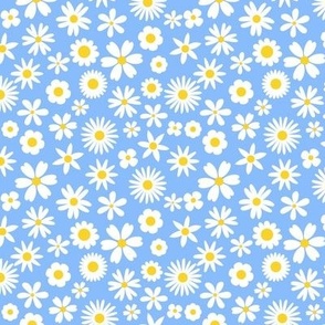 Dapper Daisies Blue Tiny