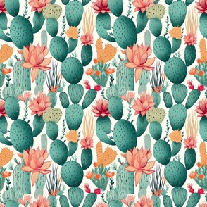 Watercolor Cactus 11