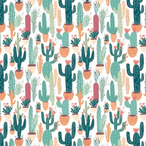 Watercolor Cactus 24
