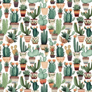 Watercolor Cactus 17