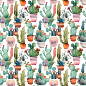 Watercolor Cactus 20