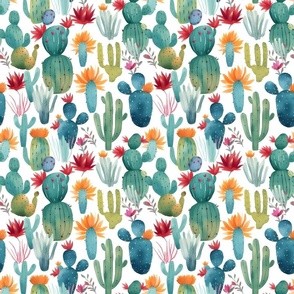 Watercolor Cactus 22