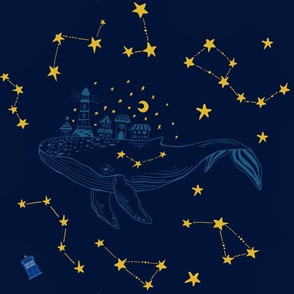 Whale Carrying Wales in Space