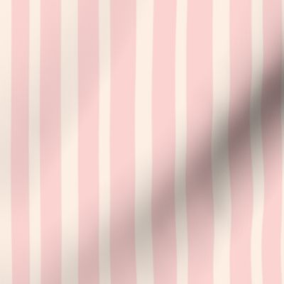 Pink and Cream Stripes 8x8