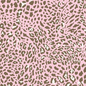 Leopard Spots Medium Pink
