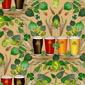 Irish Beer Garden (honey wheat large scale) 