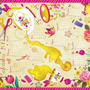 Tea Towel Calendar 2013