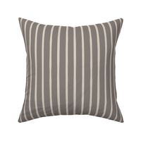 Pencil Hand Drawn Stripe in Light Tan on Medium Brown