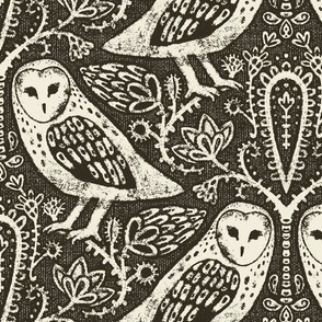 Barn Owl // Dark Brown // Medium