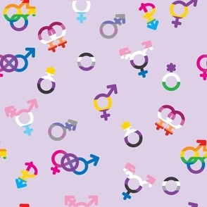 LGBTQ+ Symbols Pattern