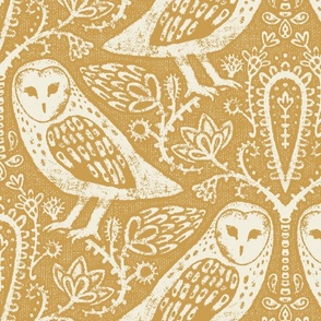 Barn Owl // Mustard // Medium