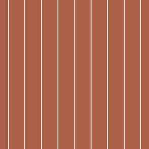 Rust Red and Cream Stripes, Amaro, Panna Cotta