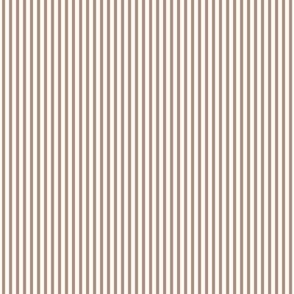 Beefy Pinstripe: Rosy Brown Thin Stripe, Tiny Stripe