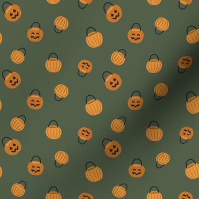 tossed halloween pumpkin trick or treat jack o'lanterns