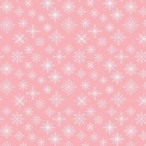 little pink snowflakes (smaller scale)