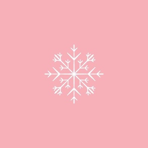 light pink snowflake (14x14)