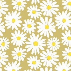 Daisies: Dull Yellow