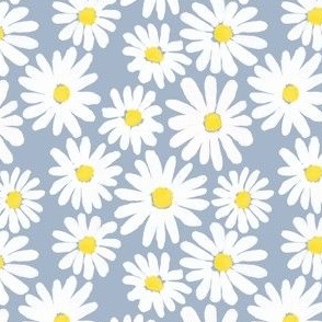 Daisies: Cadet Grey