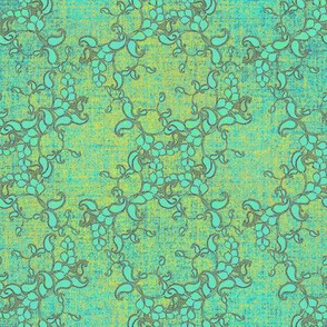 Paisley Texture Aged aqua