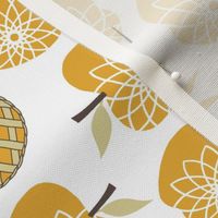 Always Time for Apple Pie - 2025 Calendar Tea Towel - Gold