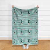 14x18 Panel Sassy Ladies If You Can't Handle The Sass You Can't Handle This Ass on Mint for DIY Garden Flag Small Wall Hanging Hand Towel