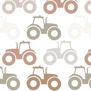 tractors: slipper, summer sage, suede, cotton, morganite, moon shadow