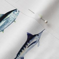 SPORTFISH:   Marlin, Tuna, Mahi, Wahoo, Swordfish [Bright White]