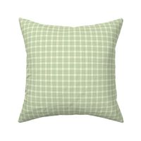 Green Windowpane Plaid on Yellow 