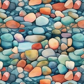 Tranquil River Rocks