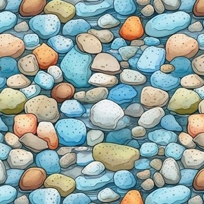 Watercolor Stones