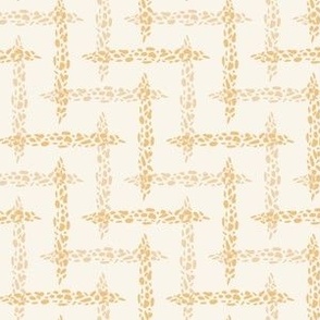 Medium//Pebbled Path-A Woven Crosshatch//Buttercap Yellow