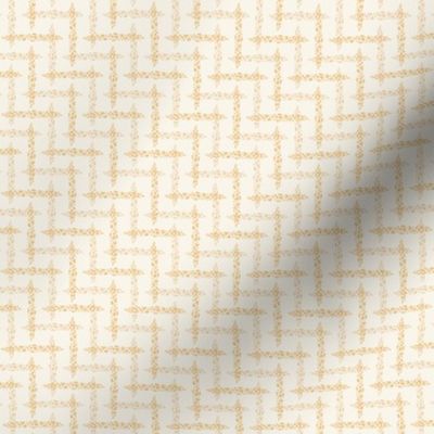 Small//Pebbled Path-A Woven Crosshatch//Buttercap Yellow