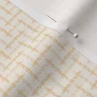 Small//Pebbled Path-A Woven Crosshatch//Buttercap Yellow