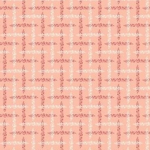 Small//Pebbled Path-A Woven Crosshatch//Rusulla Pink