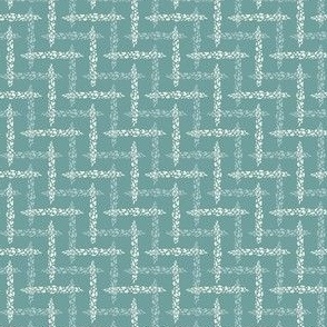 Small//Pebbled Path-A Woven Crosshatch//Snail Shell Blue